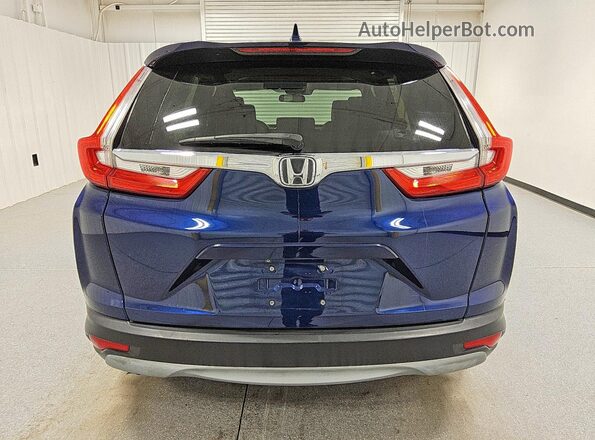 7FARW1H5XJE044509 2018 HONDA CR-V Blue Вид ззаду