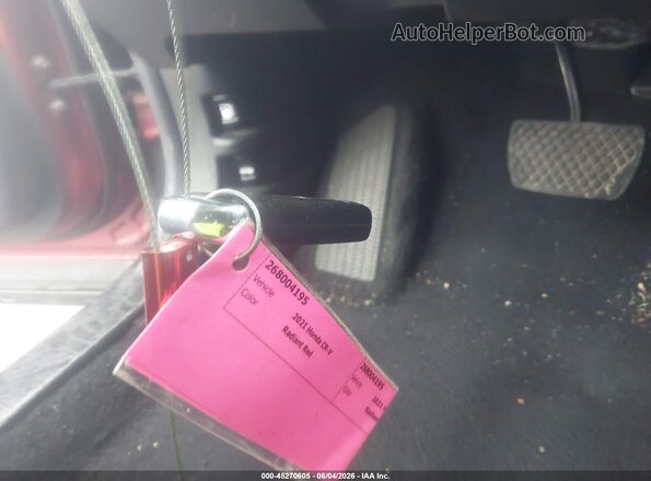 7FARW1H73ME022485 2021 HONDA CR-V Red Widok deski rozdzielczej