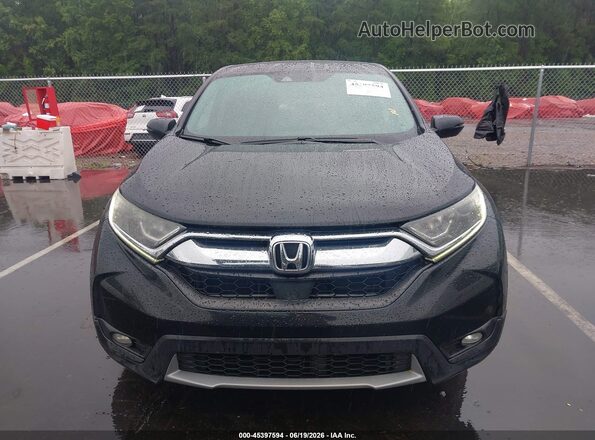 7FARW1H80HE002659 2017 HONDA CR-V Black Вид щитка приладів