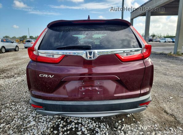 7FARW1H80JE053181 2018 HONDA CR-V Maroon Вид ззаду