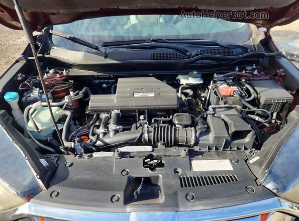 7FARW1H80JE053181 2018 HONDA CR-V Maroon Вид задньої частини салону