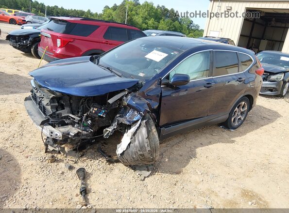 7FARW1H80KE017122 2019 HONDA CR-V Blue Przód lewy