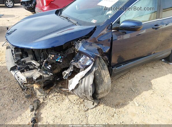 7FARW1H80KE017122 2019 HONDA CR-V Blue Widok z przodu