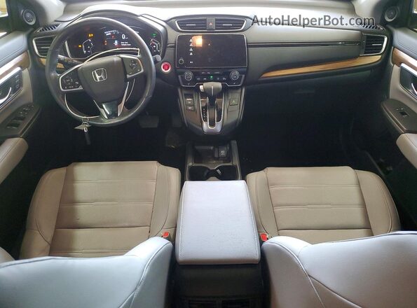 7FARW1H80KE036396 2019 HONDA CR-V Серебряный Вид панели приборов