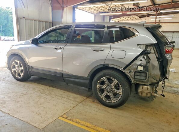 7FARW1H80KE036396 2019 HONDA CR-V Серебряный Задняя левая четверть