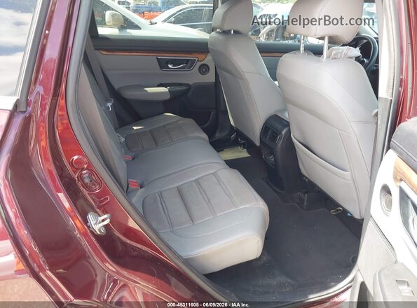 7FARW1H81JE028791 2018 HONDA CR-V Maroon VIN კოდის სტიკერის ხედი