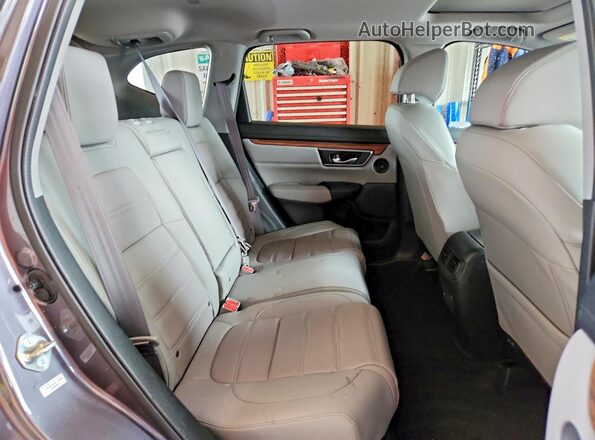 7FARW1H81LE022427 2020 HONDA CR-V Charcoal Вид задніх сидінь