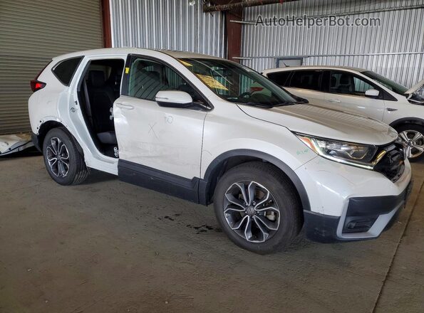 7FARW1H81LE030379 2020 HONDA CR-V Белый Передняя правая четверть