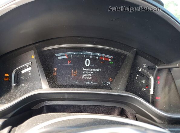 7FARW1H81NE009518 2022 HONDA CR-V Blue Instrument cluster view
