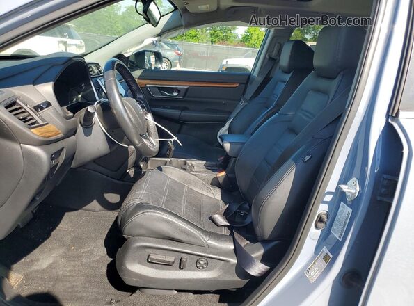 7FARW1H81NE009518 2022 HONDA CR-V Blue Front interior view