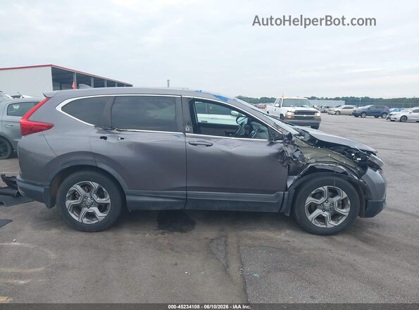 7FARW1H82HE046467 2017 HONDA CR-V Серый Вид задней части салона