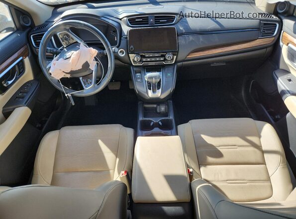 7FARW1H82KE007983 2019 HONDA CR-V White Dashboard view