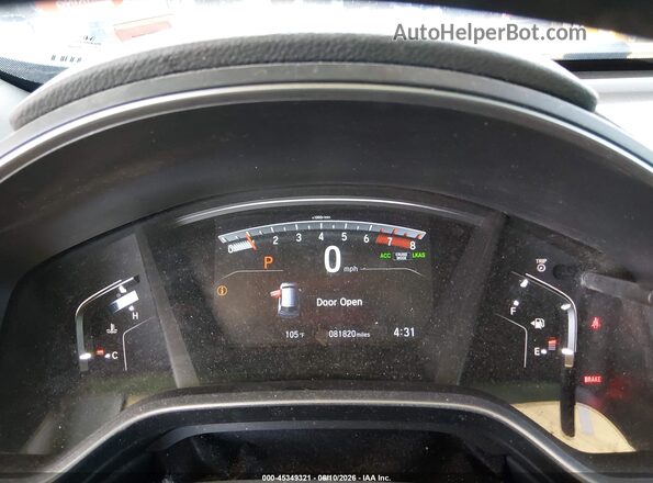 7FARW1H82KE009622 2019 HONDA CR-V Green Vista de los asientos traseros
