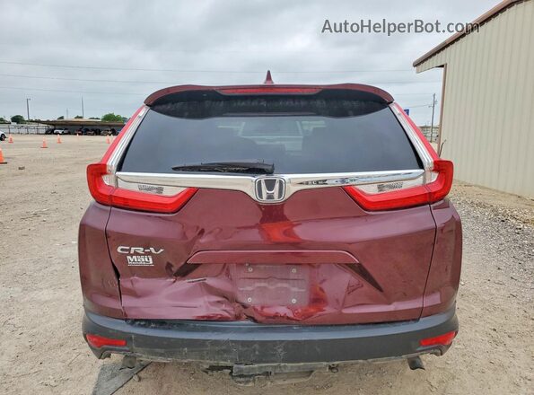 7FARW1H83HE019665 2017 HONDA CR-V Maroon Vista trasera
