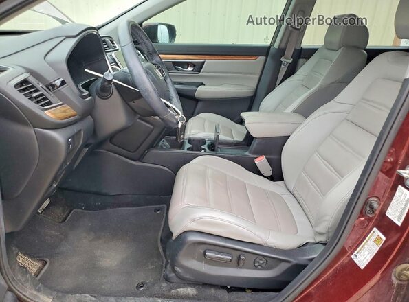 7FARW1H83HE019665 2017 HONDA CR-V Maroon Vista interior delantera