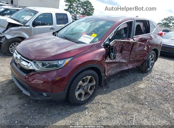 7FARW1H83JE025178 2018 HONDA CR-V Бордовый Передняя левая четверть