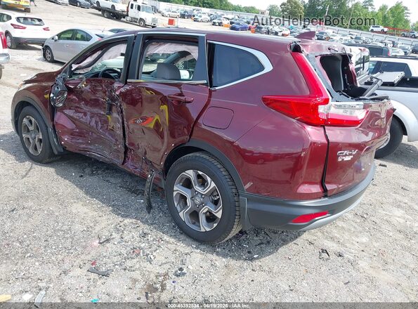 7FARW1H83JE025178 2018 HONDA CR-V Бордовый Задняя левая четверть