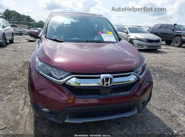 7FARW1H83JE025178 2018 HONDA CR-V Бордовый Вид задней части салона