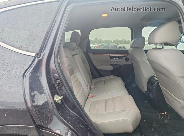 7FARW1H83KE031127 2019 HONDA CR-V Gray Widok wnętrza z tyłu