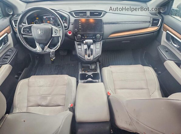 7FARW1H83KE031127 2019 HONDA CR-V Gray Widok deski rozdzielczej