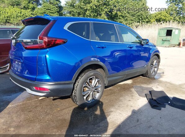 7FARW1H83NE013358 2022 HONDA CR-V Blue უკანა მარჯვენა