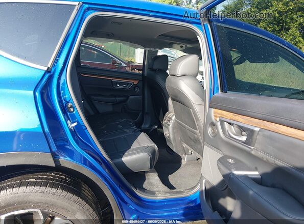 7FARW1H83NE013358 2022 HONDA CR-V Blue VIN კოდის სტიკერის ხედი