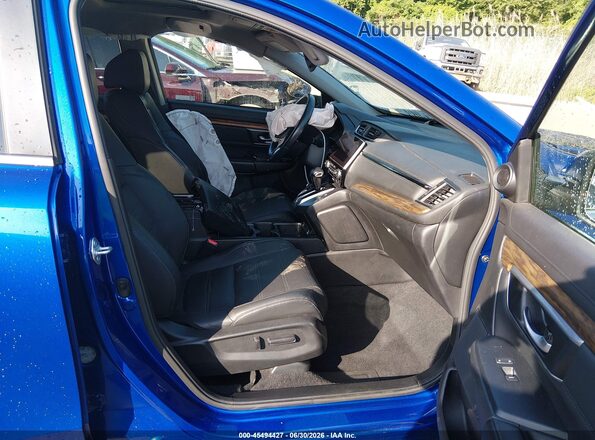 7FARW1H83NE013358 2022 HONDA CR-V Blue წინა სალონის ხედი
