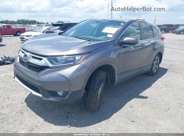 7FARW1H84HE016922 2017 HONDA CR-V Gray წინა მარცხენა ხედი სამი მეოთხედიდან