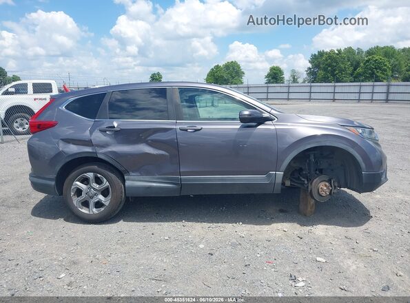 7FARW1H84HE016922 2017 HONDA CR-V Gray უკანა სალონის ხედი