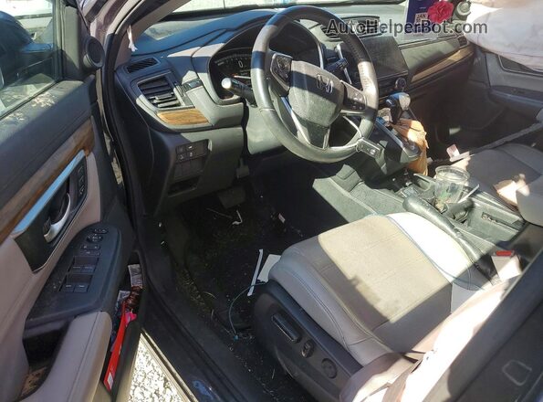 7FARW1H84HE020243 2017 HONDA CR-V Charcoal Widok deski rozdzielczej
