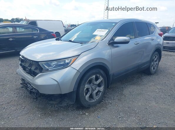 7FARW1H84KE021867 2019 HONDA CR-V Серебряный Передняя левая четверть