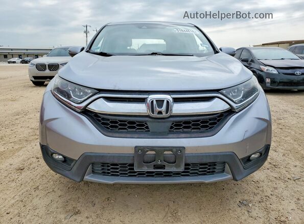 7FARW1H85JE030284 2018 HONDA CR-V Серебряный Вид спереди