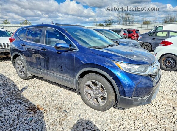 7FARW1H85JE052964 2018 HONDA CR-V Blue Front right