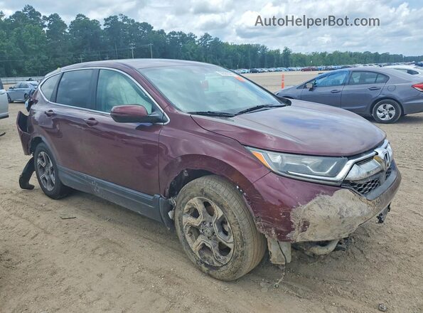 7FARW1H85JE052995 2018 HONDA CR-V Бордовый Передняя правая четверть