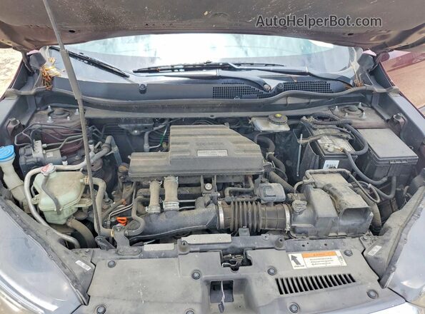 7FARW1H85JE052995 2018 HONDA CR-V Бордовый Вид задней части салона