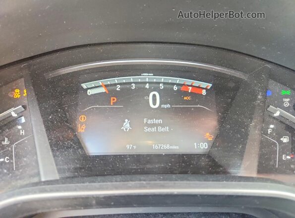 7FARW1H85JE052995 2018 HONDA CR-V Бордовый Вид щитка приборов