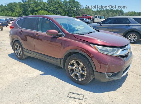 7FARW1H87HE005462 2017 HONDA CR-V Burgundy Delantero derecho
