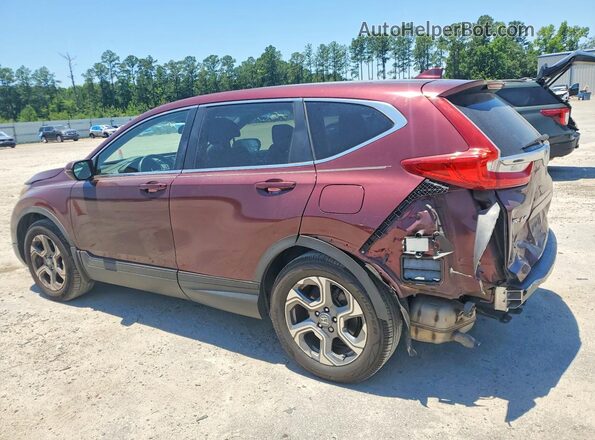 7FARW1H87HE005462 2017 HONDA CR-V Burgundy Trasero izquierdo