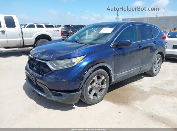 7FARW1H87HE036341 2017 HONDA CR-V Blue წინა მარცხენა ხედი სამი მეოთხედიდან