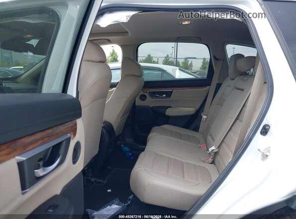 7FARW1H87KE031843 2019 HONDA CR-V White Widok naklejki z numerem VIN