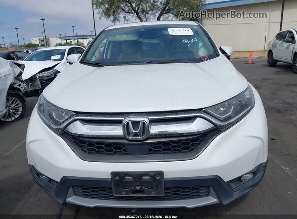 7FARW1H87KE031843 2019 HONDA CR-V White Widok zestawu wskaźników