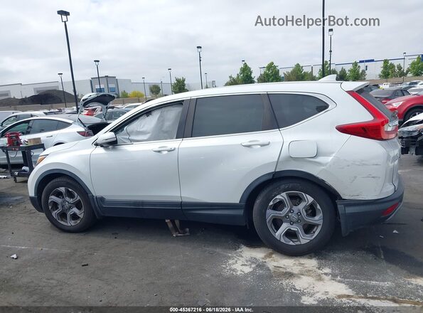 7FARW1H87KE031843 2019 HONDA CR-V White Widok wnętrza 360 stopni