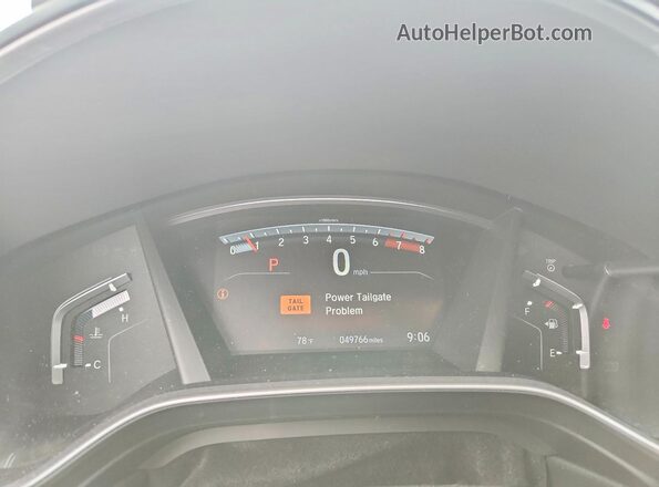 7FARW1H87ME005391 2021 HONDA CR-V White Instrument cluster view