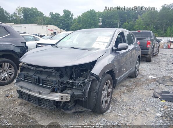 7FARW1H88JE014029 2018 HONDA CR-V Gray Առջևի ձախ երեք քառորդ տեսարան