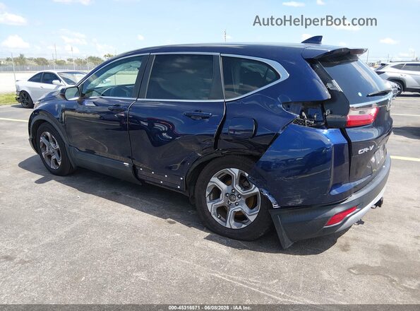 7FARW1H88KE030359 2019 HONDA CR-V Blue Rear left