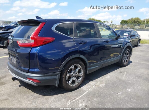 7FARW1H88KE030359 2019 HONDA CR-V Blue Rear right