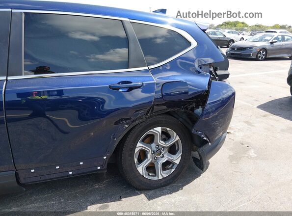 7FARW1H88KE030359 2019 HONDA CR-V Blue Front view