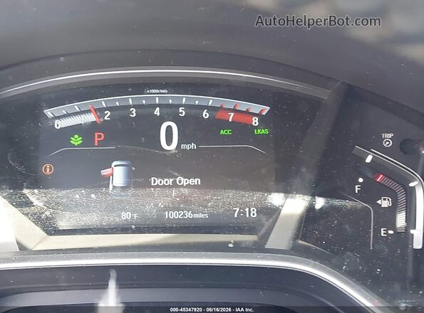 7FARW1H8XJE016882 2018 HONDA CR-V Beige უკანა სავარძლების ხედი