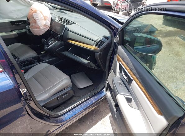 7FARW1H90KE015654 2019 HONDA CR-V Blue Vista interior delantera