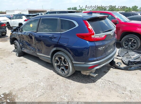 7FARW1H90KE015654 2019 HONDA CR-V Blue Trasero izquierdo